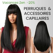 Perruques, mèches humaines et accessoires capillaires