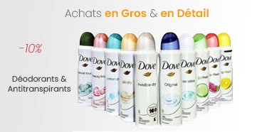 Déodorants & Antitranspirants en gros et en détail